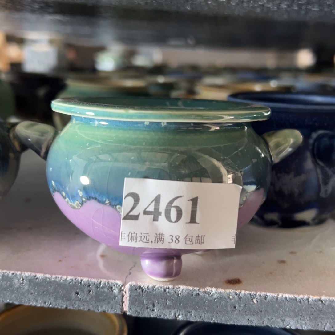 红陶景德镇手工花盆