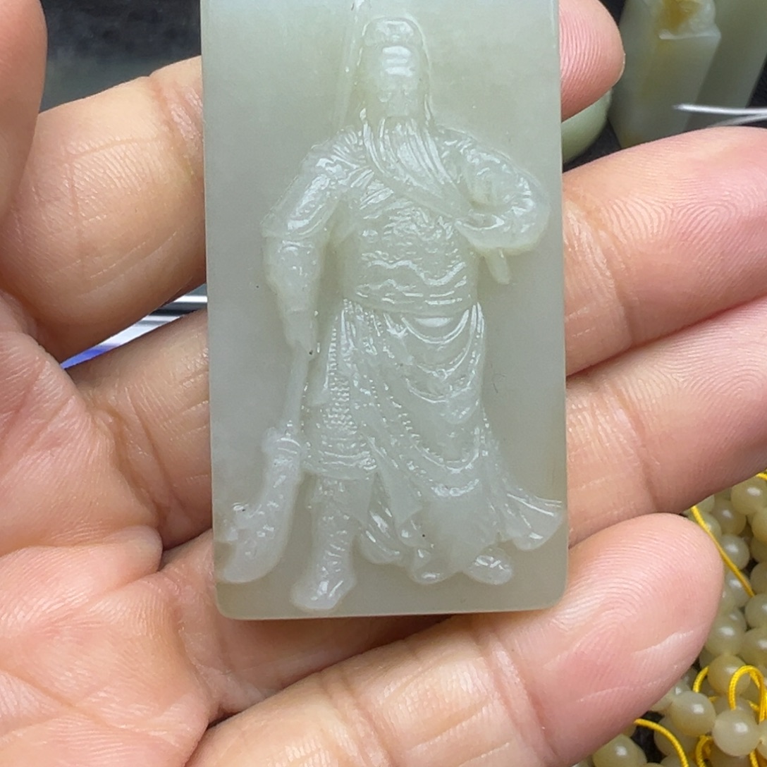 和田玉（糖玉）未镶嵌吊坠(不含链)