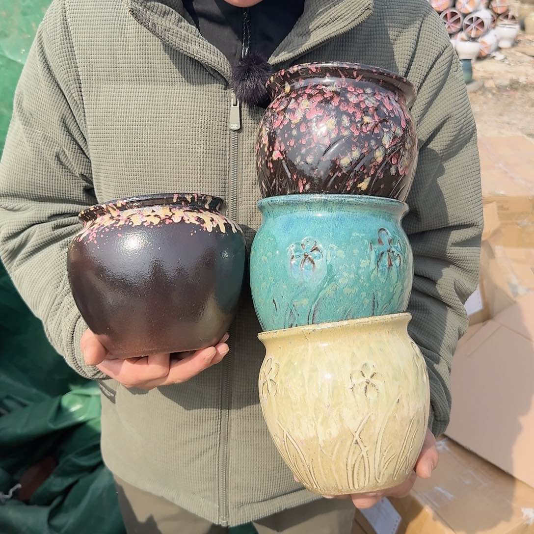 紫砂花盆四个不一样大福利