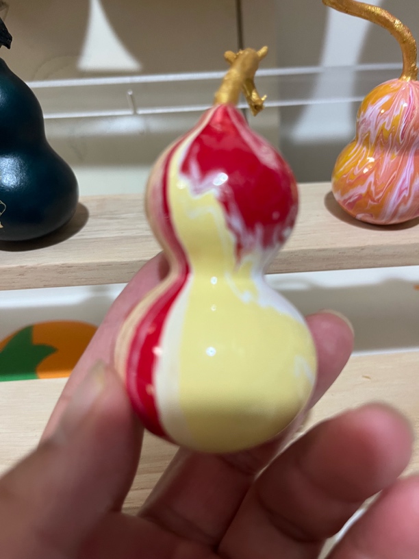 腰果漆飘漆葫芦好看喜庆文玩居家办公室摆件男女生心意礼物