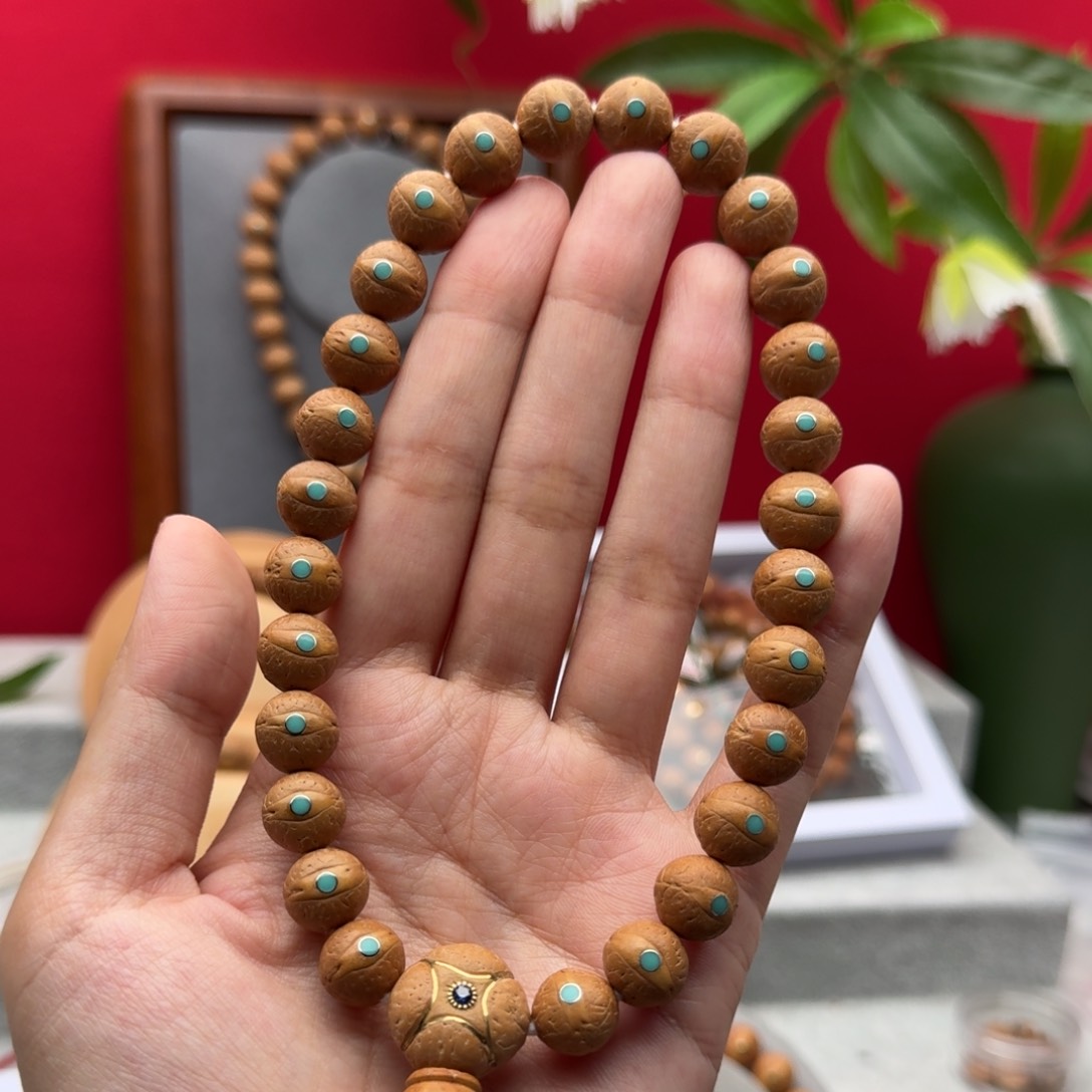 凤眼菩提手串11左右镶嵌手持