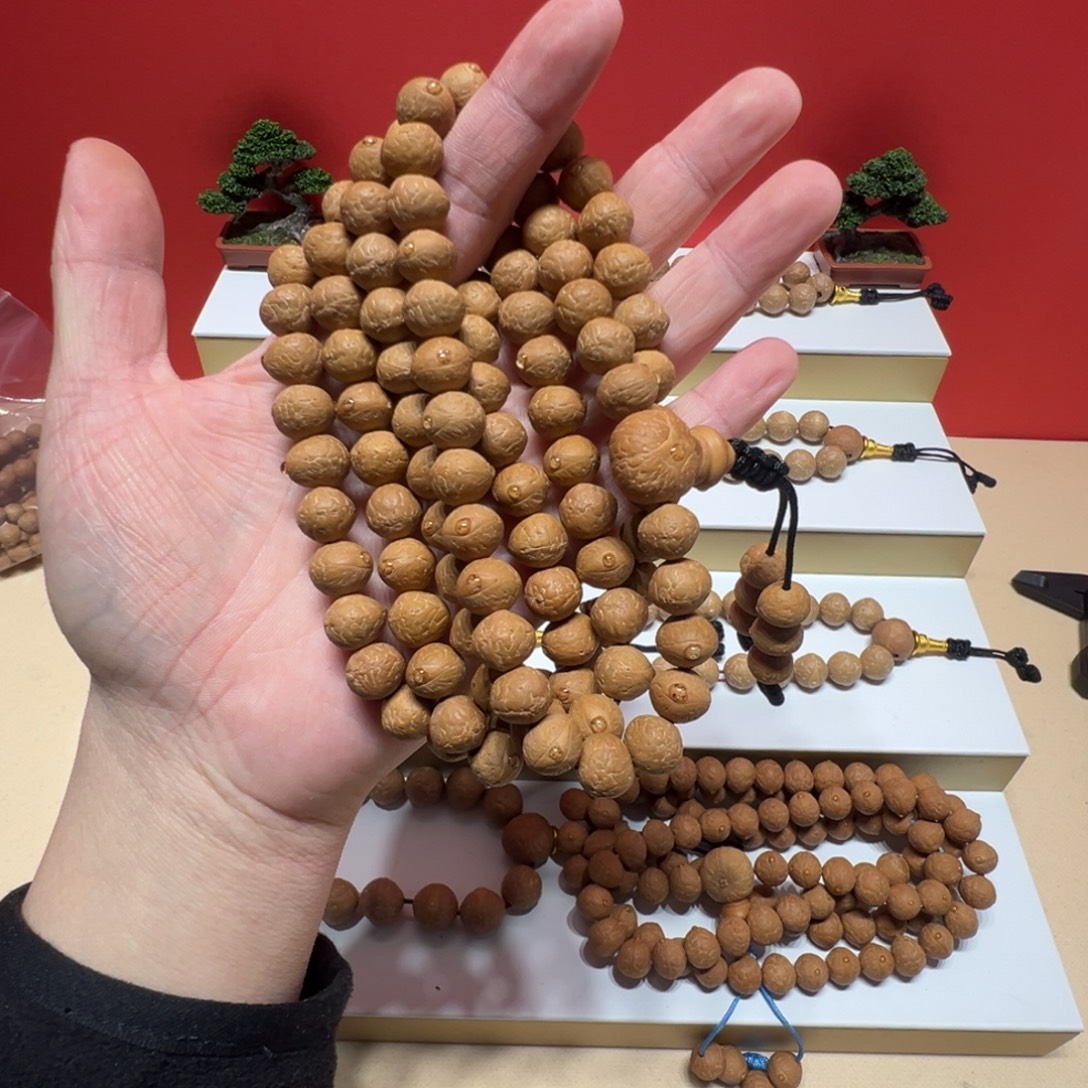 手串凤眼菩提10.5mm凤眼菩提108颗飞碟