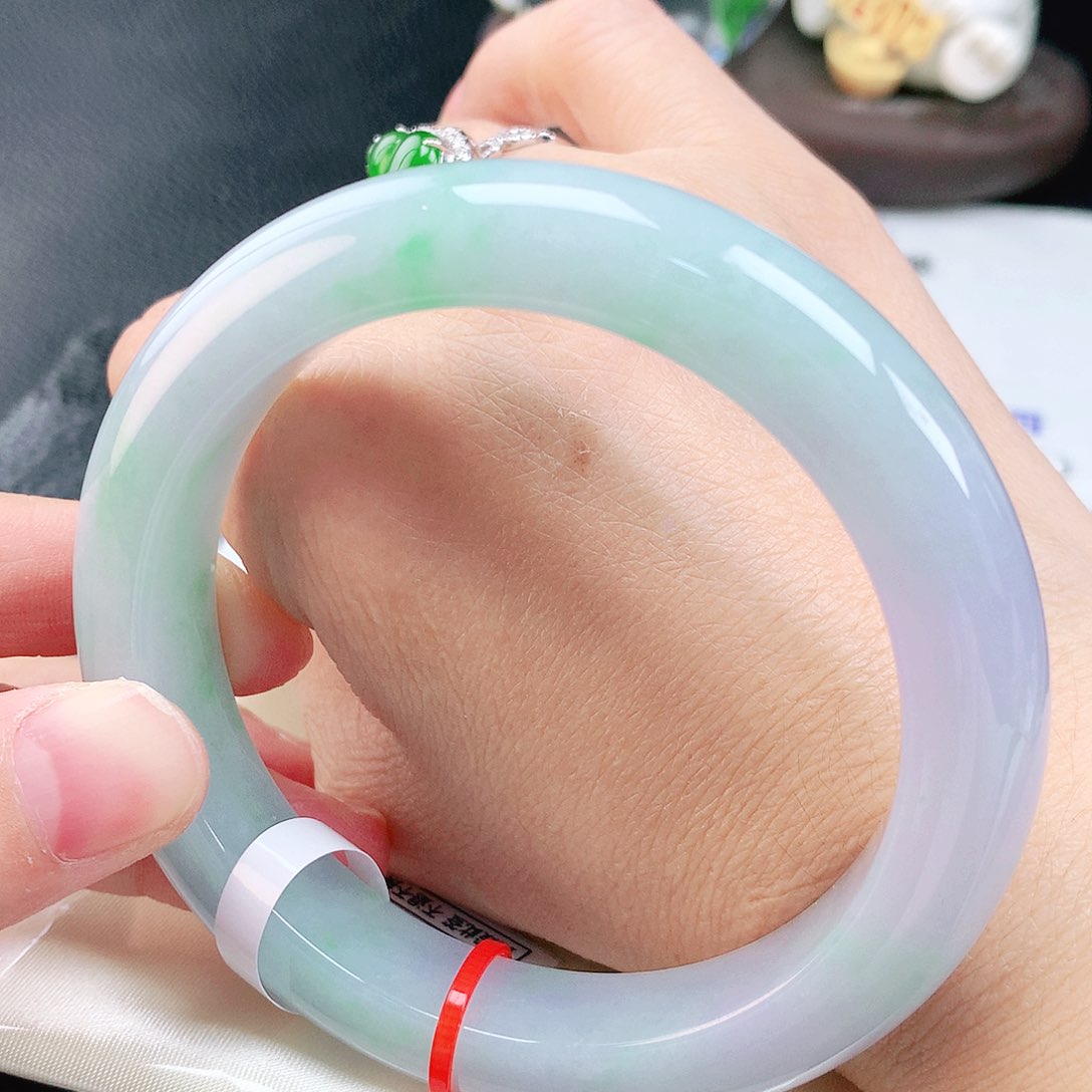 未镶嵌手镯翡翠59圈