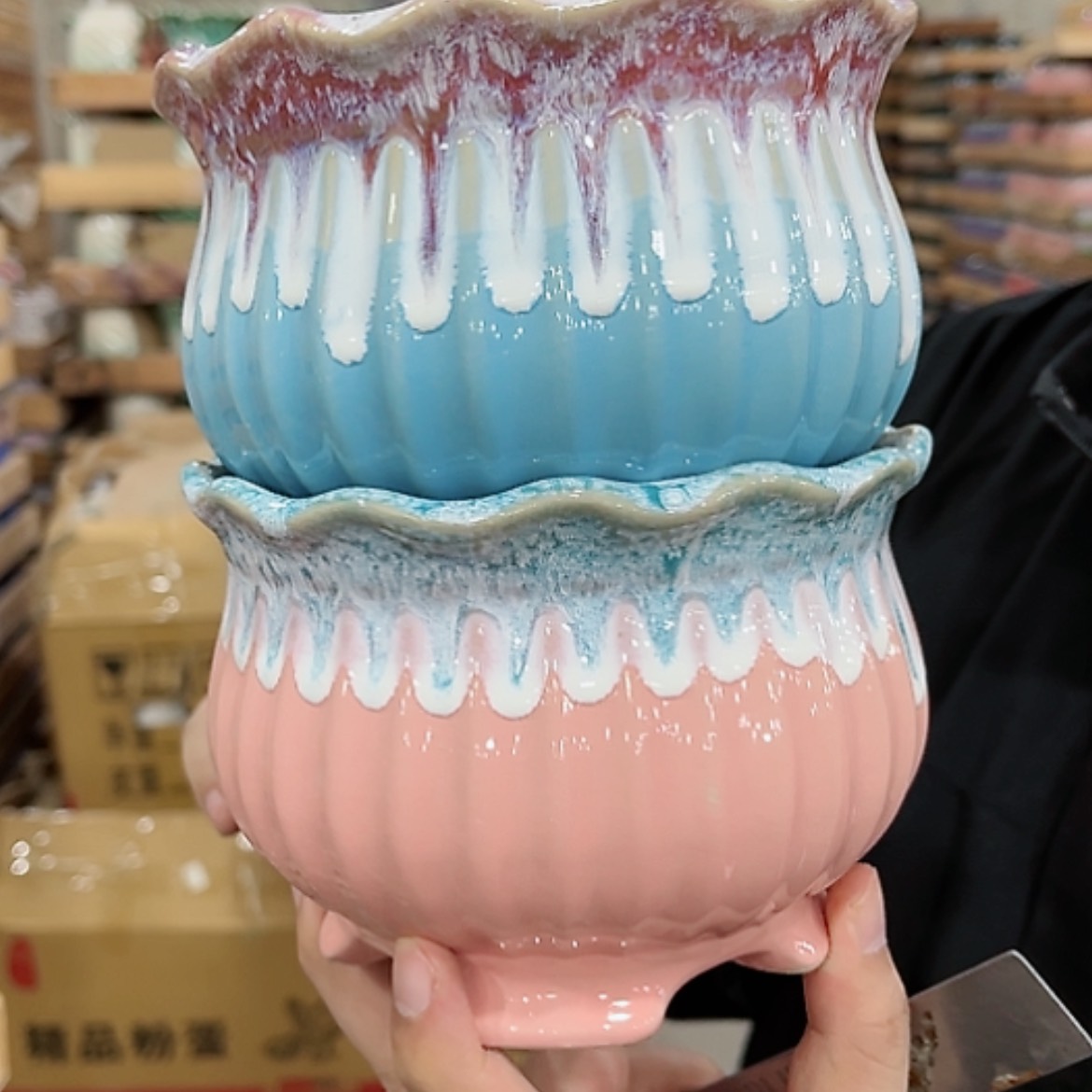 【闪购商品】陶瓷花盆