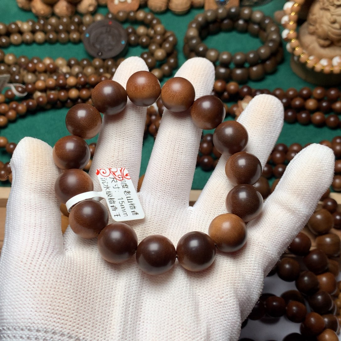 檀香木手串/手链霸**哥老山檀香1.5沉水