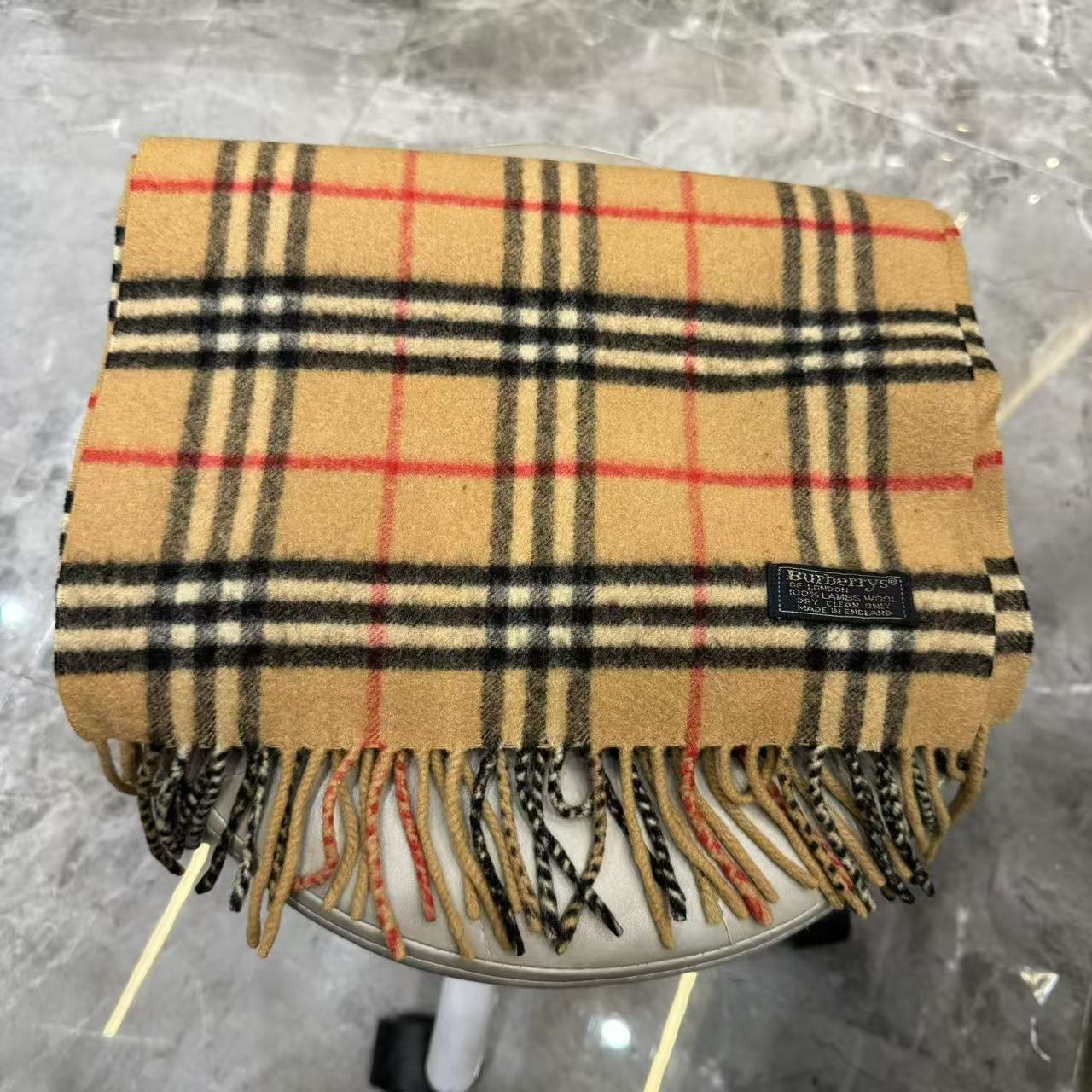 95新 BURBERRY/博柏利 乱乱子中古/围巾/93053