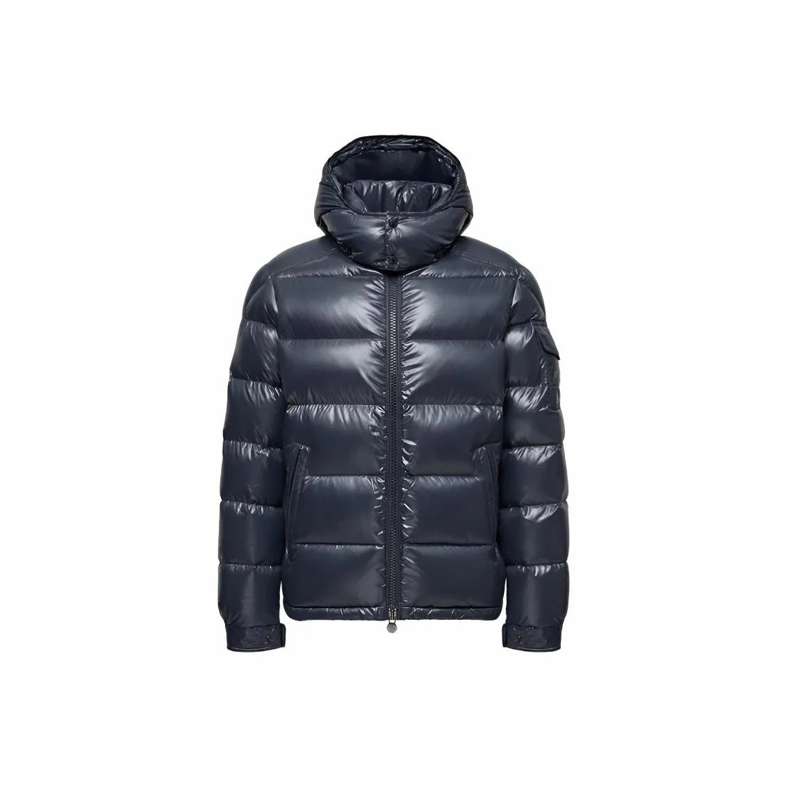 Moncler盟可睐/22079/Ecrins 连帽夹克羽绒服 蓝色 7码 全新带吊