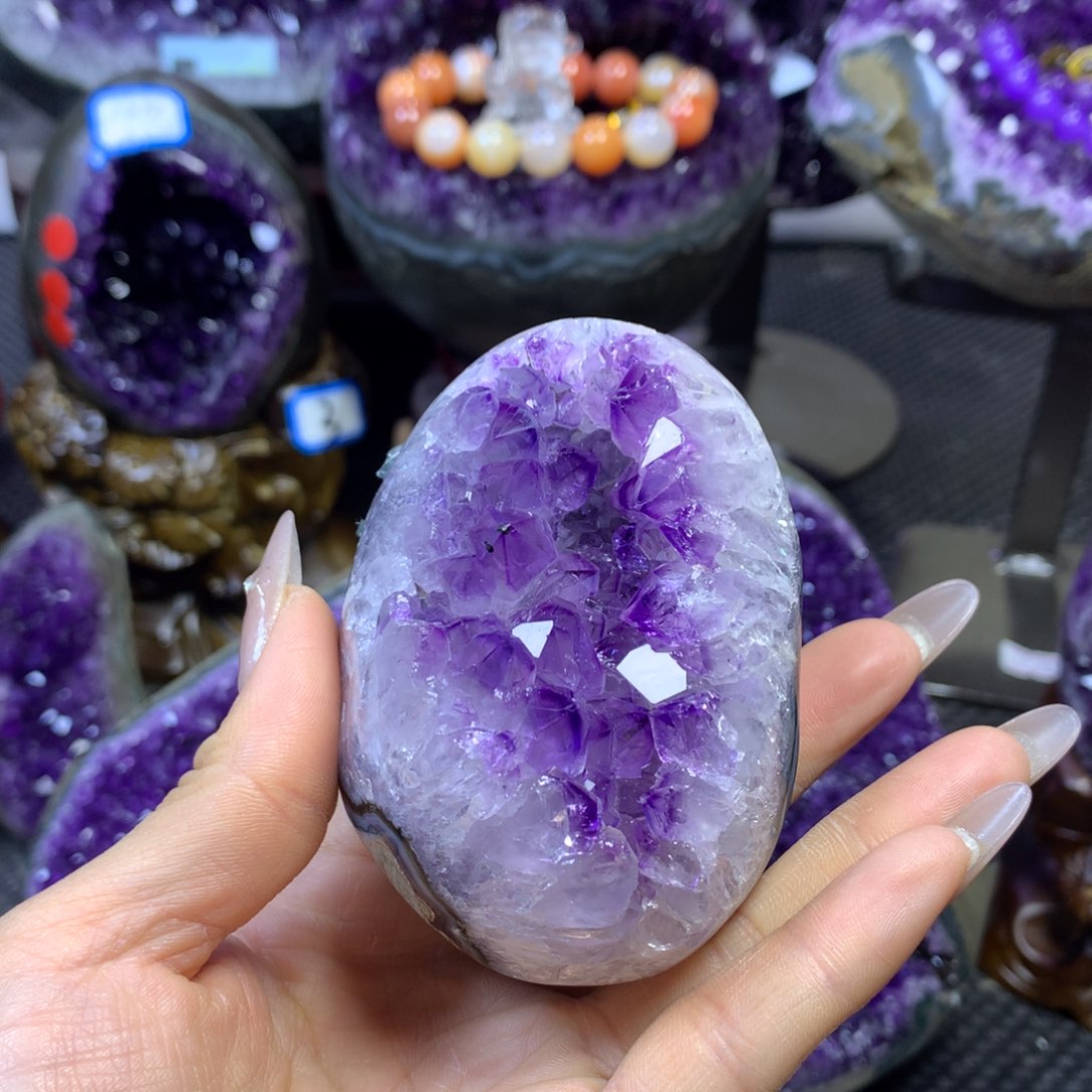 水晶摆件婷未镶嵌