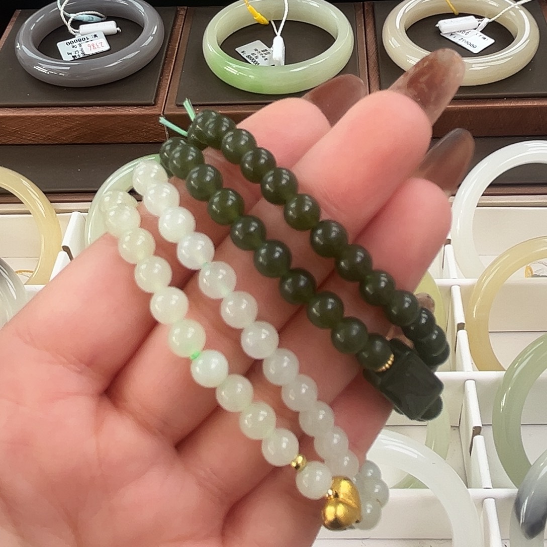 和田玉（糖玉）未镶嵌手链