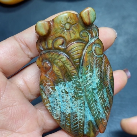 紫金钵盂菩提吊坠