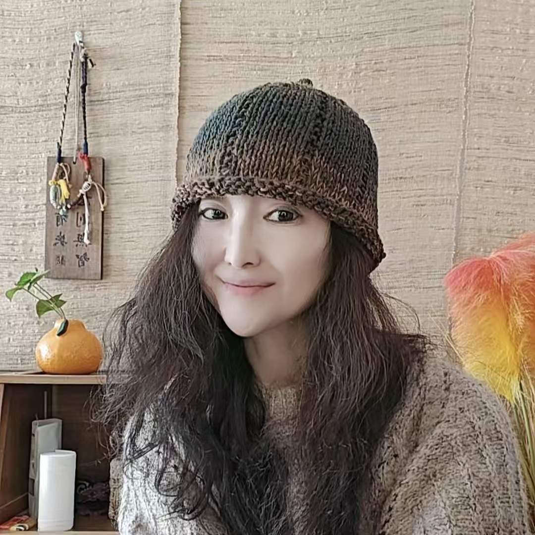 潮妈家手工彩线卷边小礼帽（手工裸装）同色系随机发