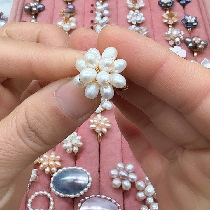 淡水珍珠珍珠银S925镶嵌