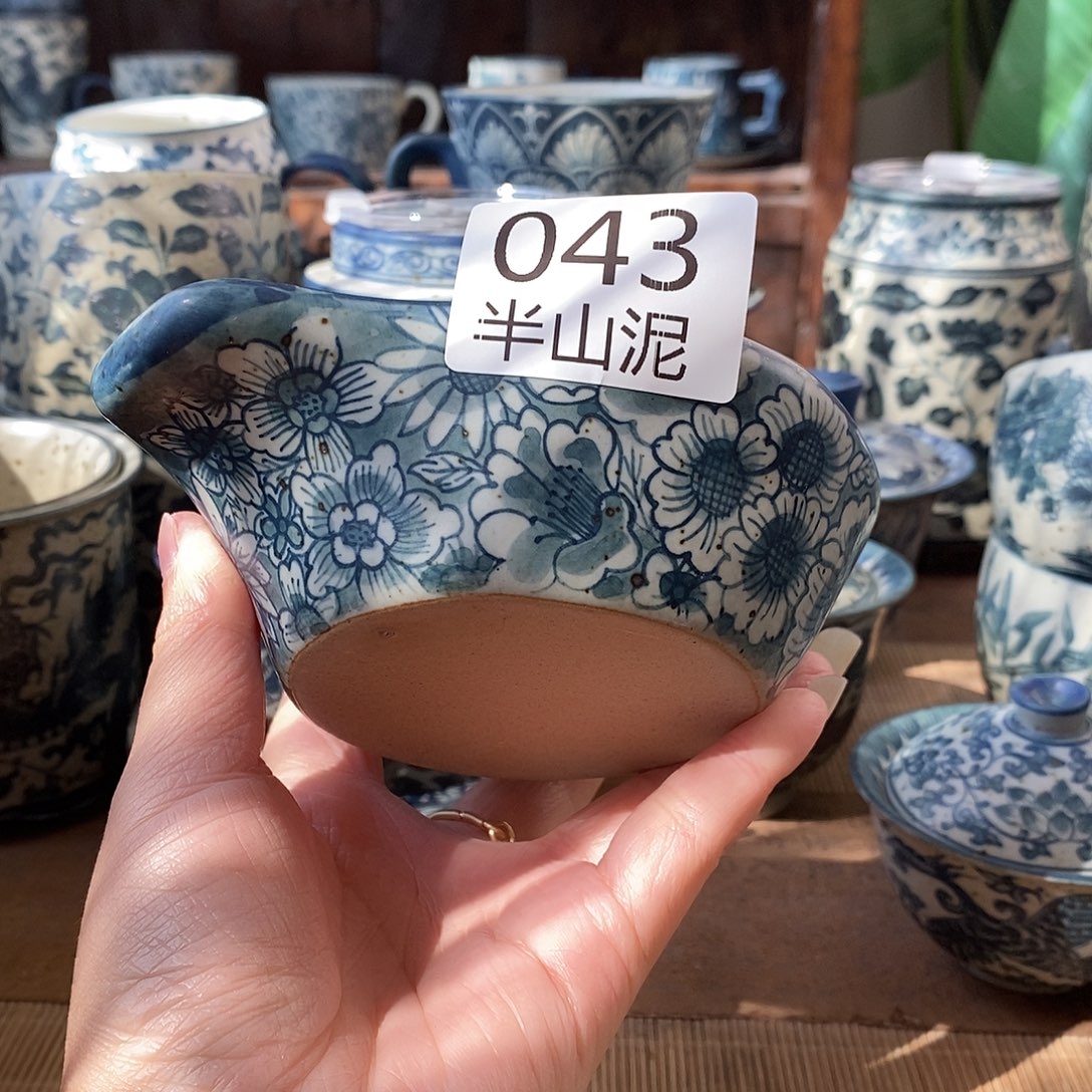 手工手绘青花高温陶瓷