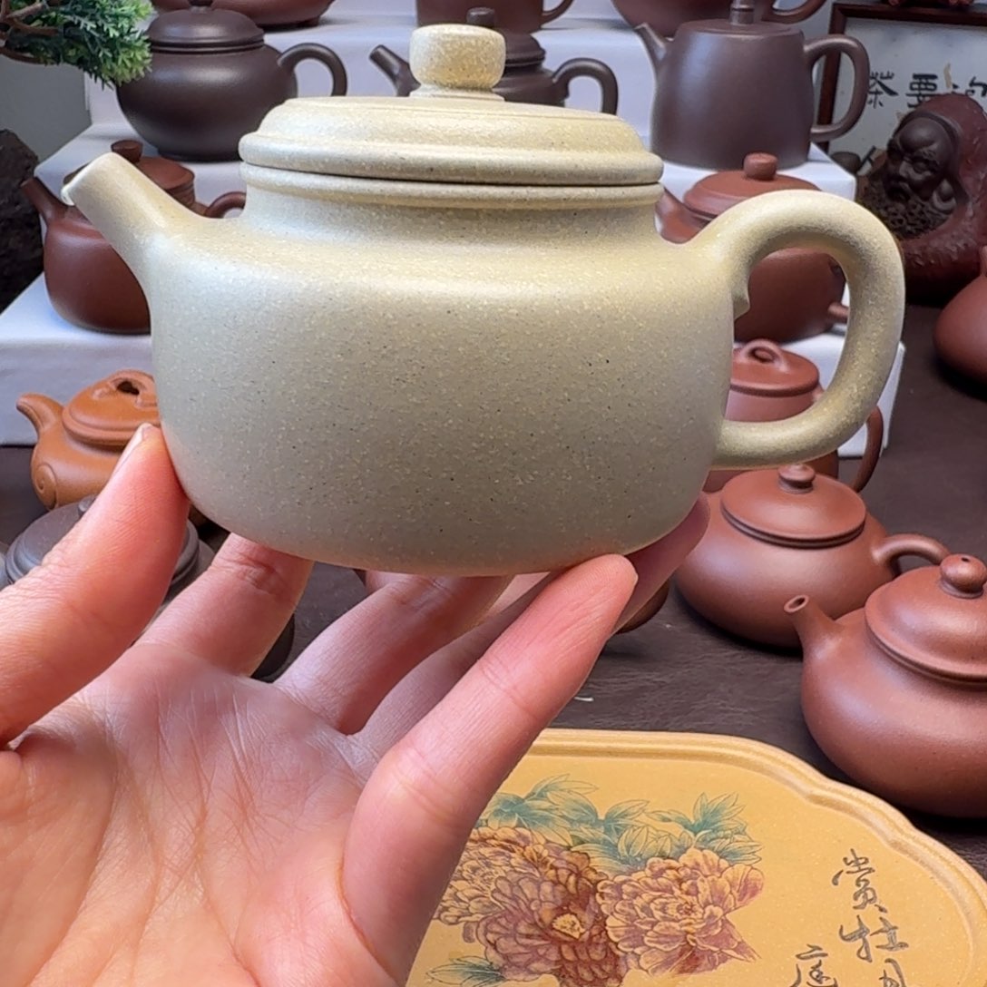 一***秋紫砂茶壶黄龙源本绿200德中