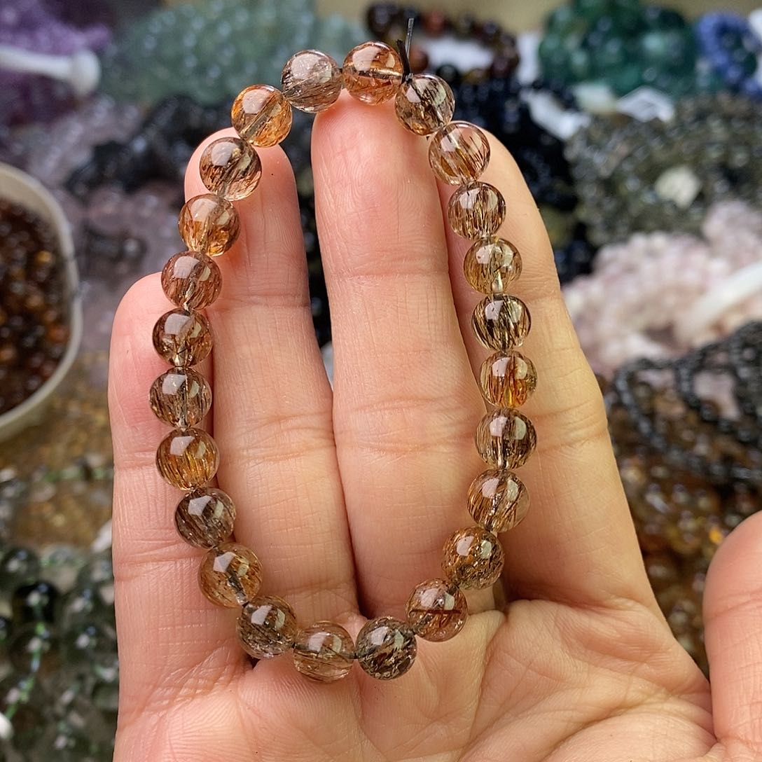 水晶手链未镶嵌妍**?卡7