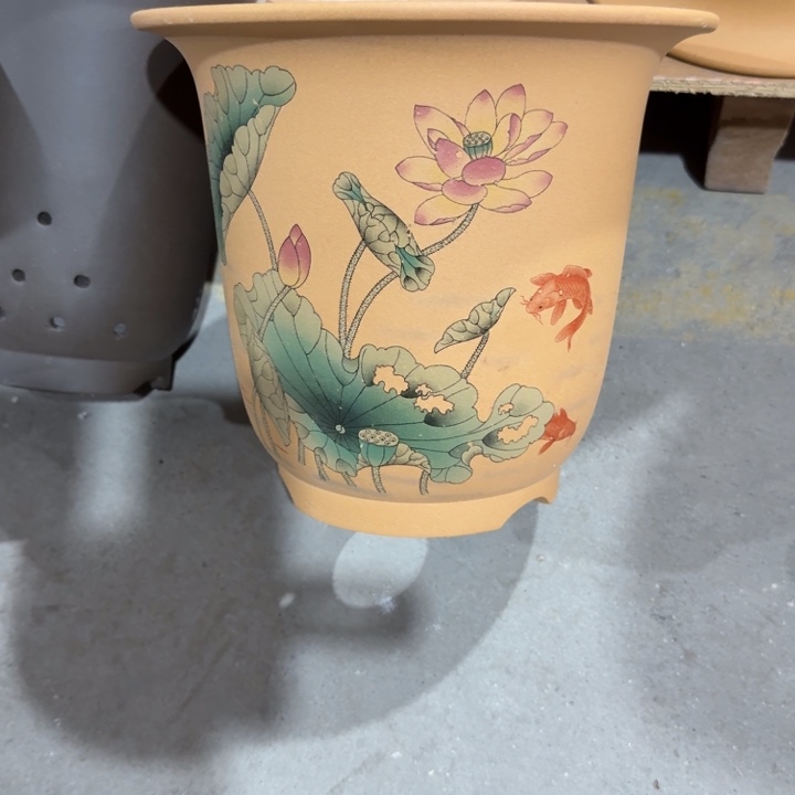 紫砂花盆 高度21口径24