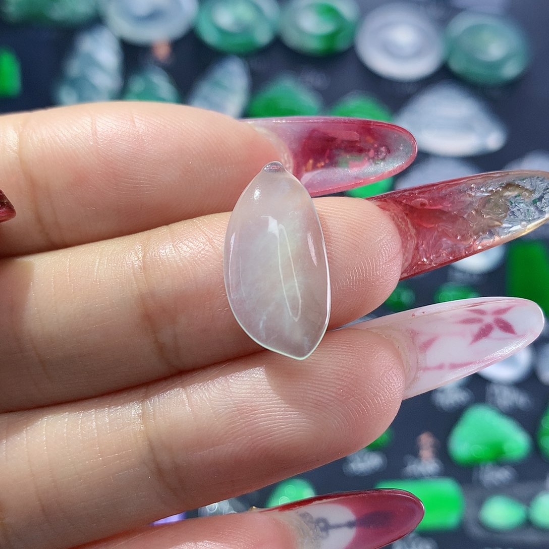 翡翠戒指未镶嵌纯天然缅甸翡翠a货