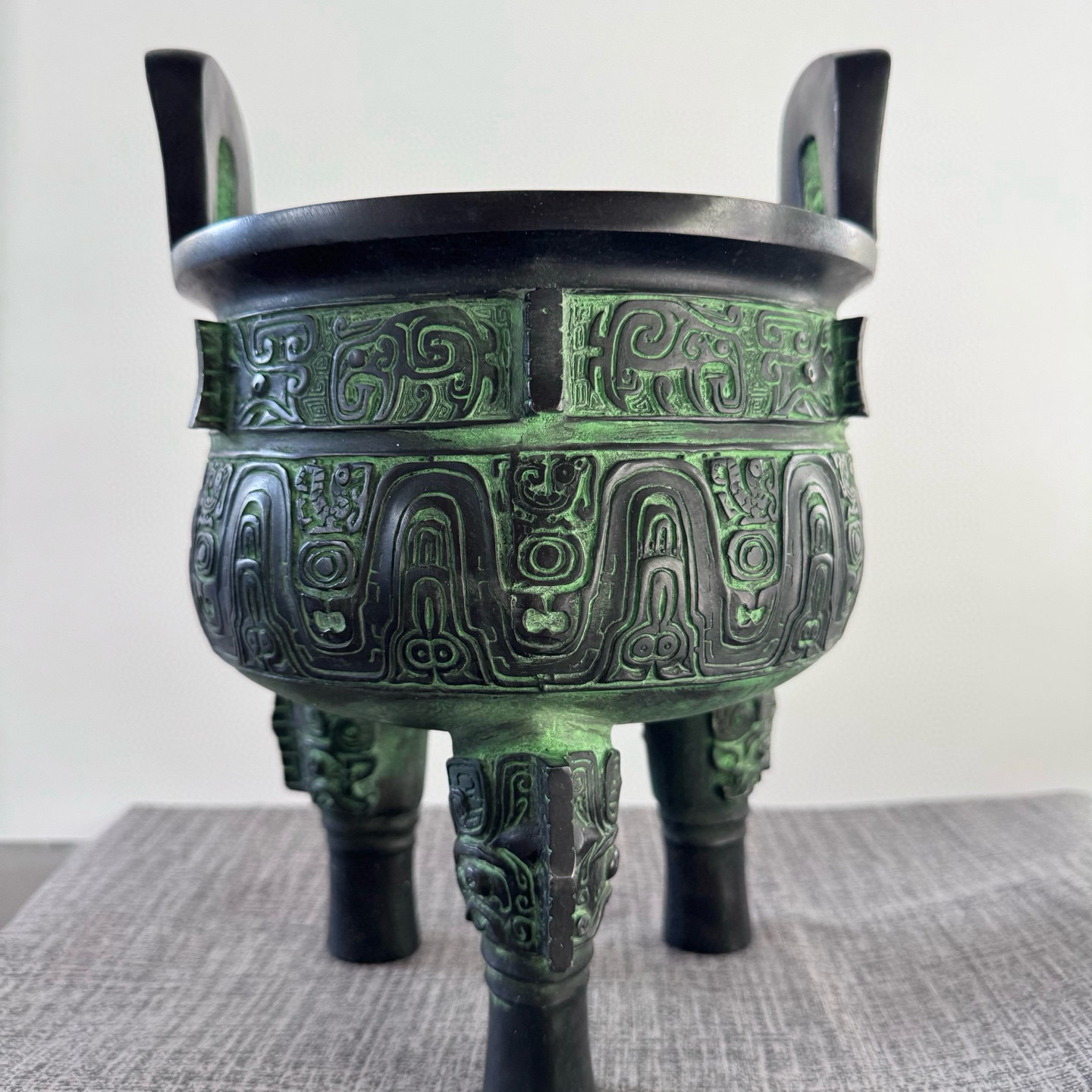 仿西周大克鼎高度27厘米，仿古青铜器摆件家居摆件博古架