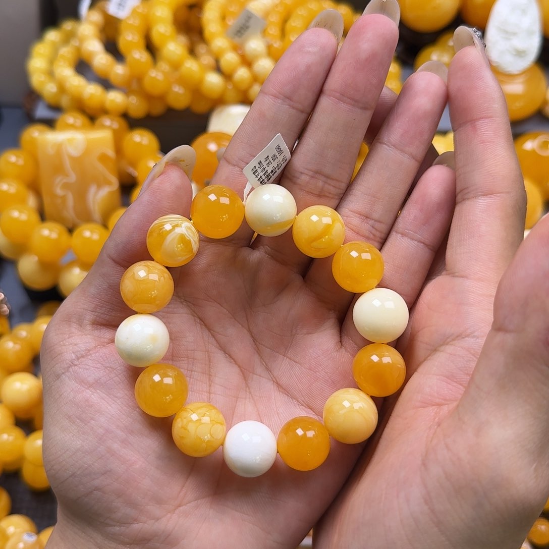 未镶嵌蜜蜡珠宝奇石15mm