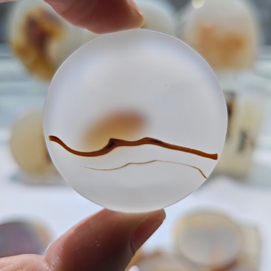 逍****玛瑙/玉髓未镶嵌吊坠(不含链)