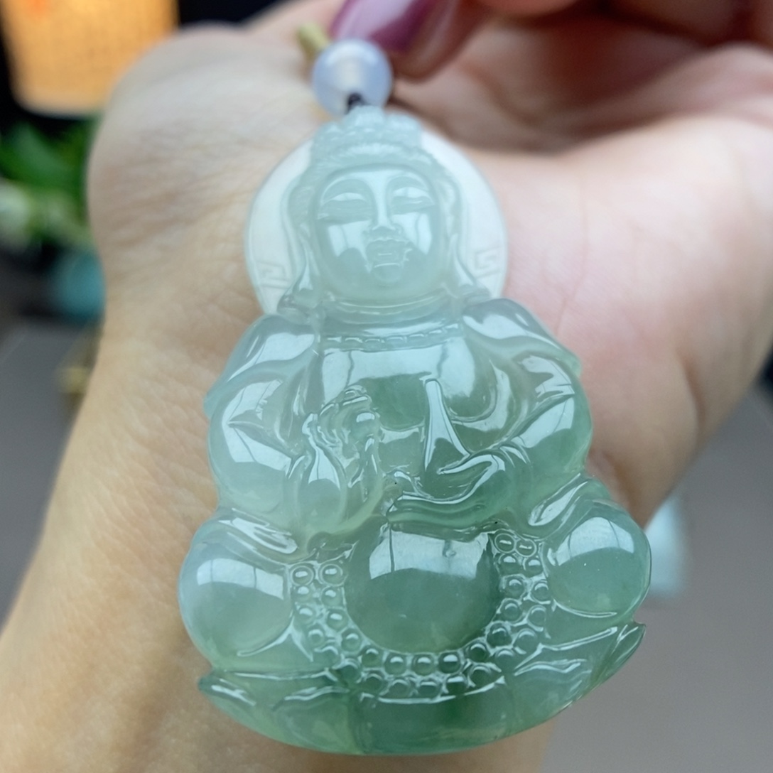 翡翠未镶嵌颈饰吊坠61