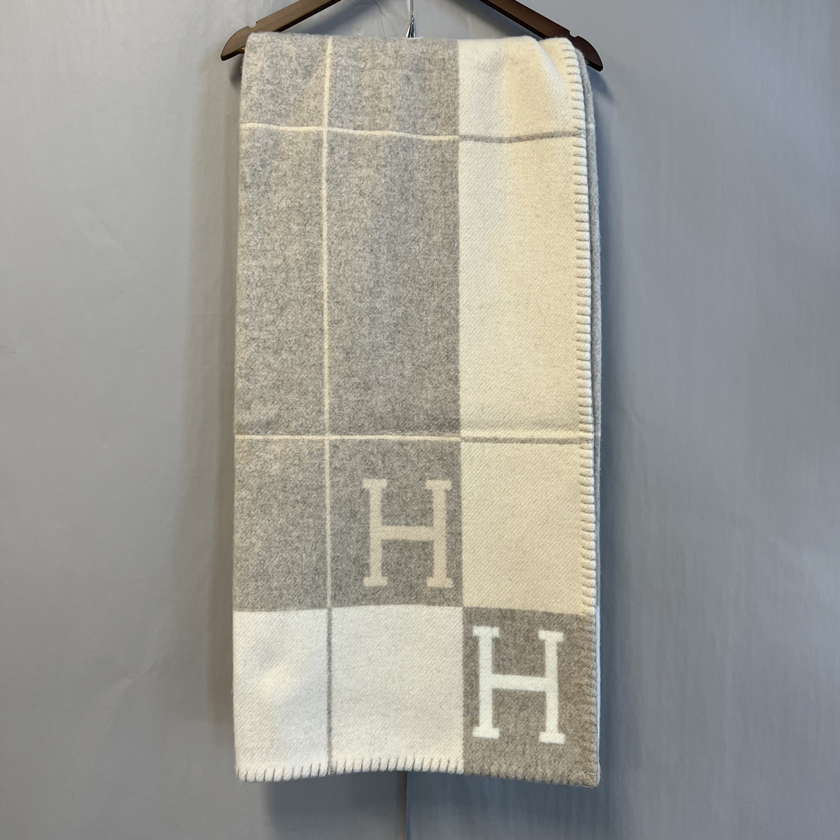 99新 Hermes/爱马仕 爱马仕/Hermes 爱马仕羊毛毯 99新#ll 没有标