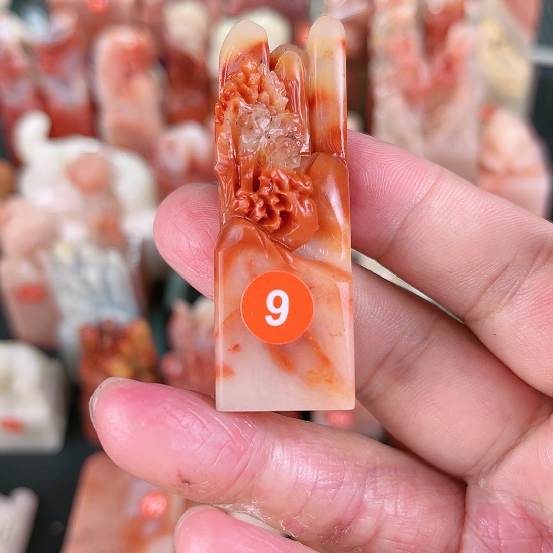 寿山石印石2.0山水包篆刻