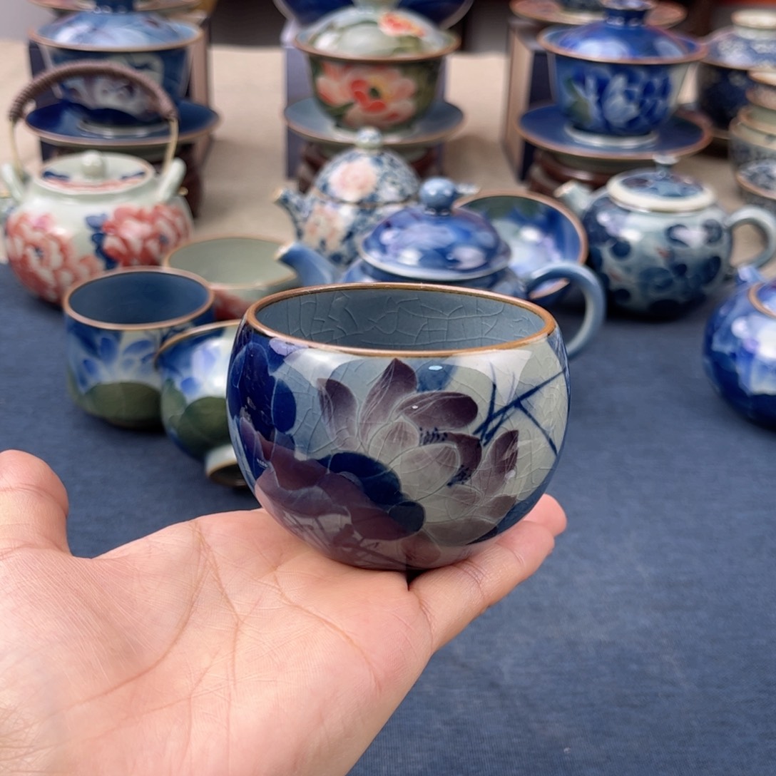 杯景德镇手绘手工茶具