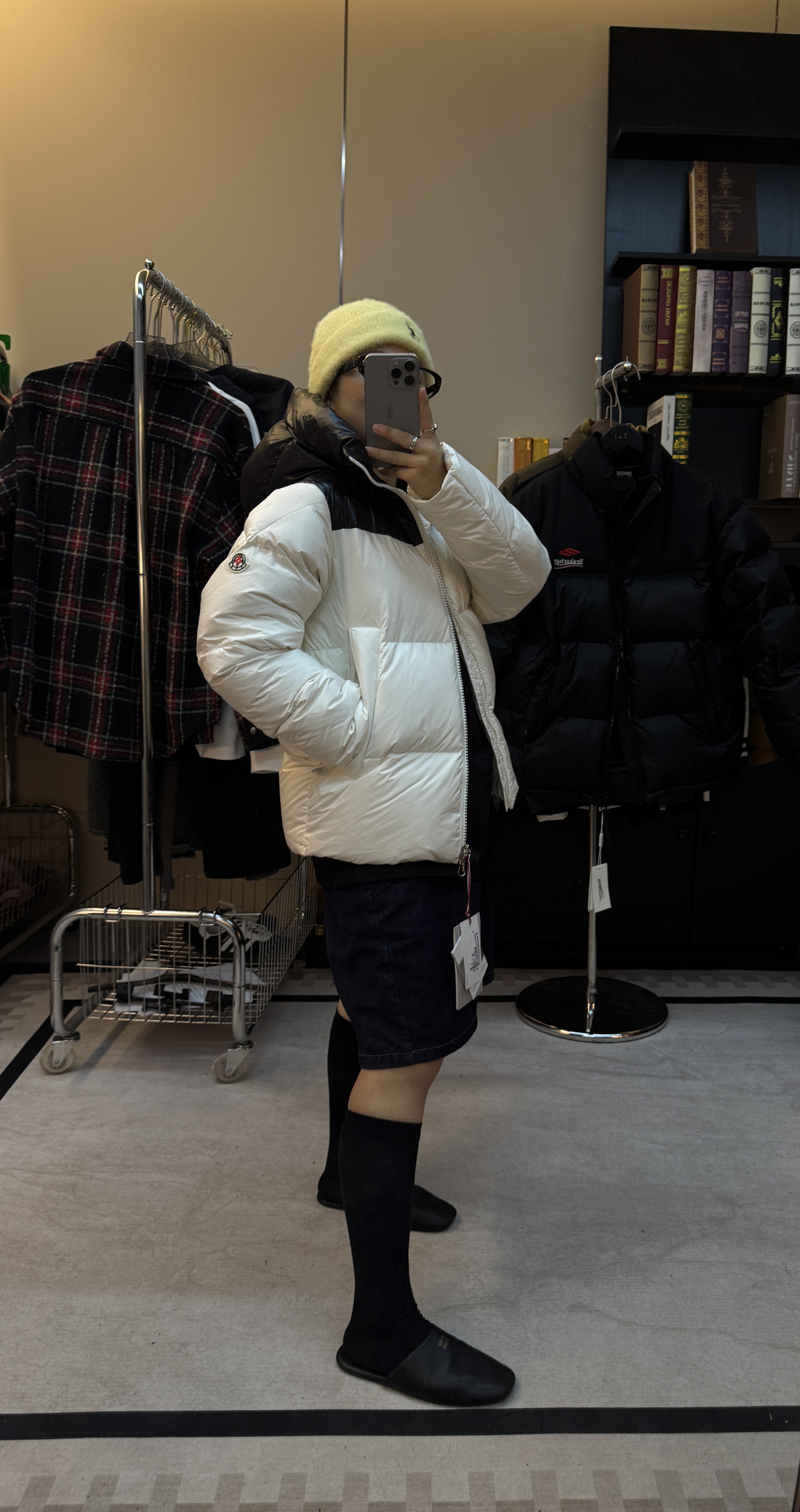 【丽所能吉】蒙口安情侣款鹅绒服895