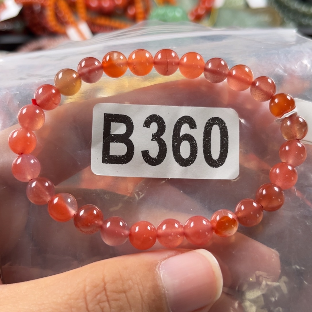 南红玛瑙未镶嵌珠宝奇石7mm