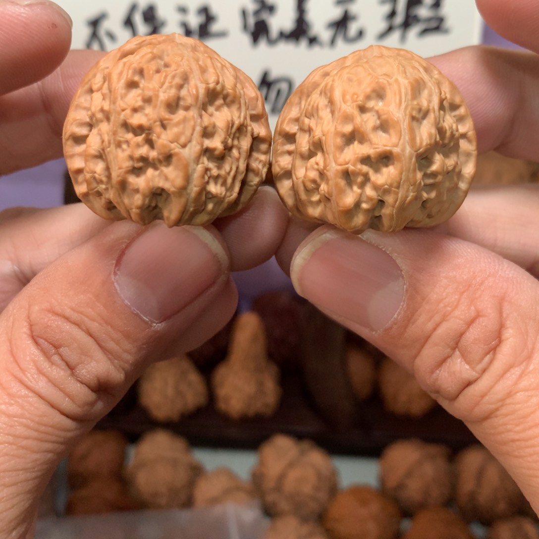 文玩核桃把件白狮子手捻福利款