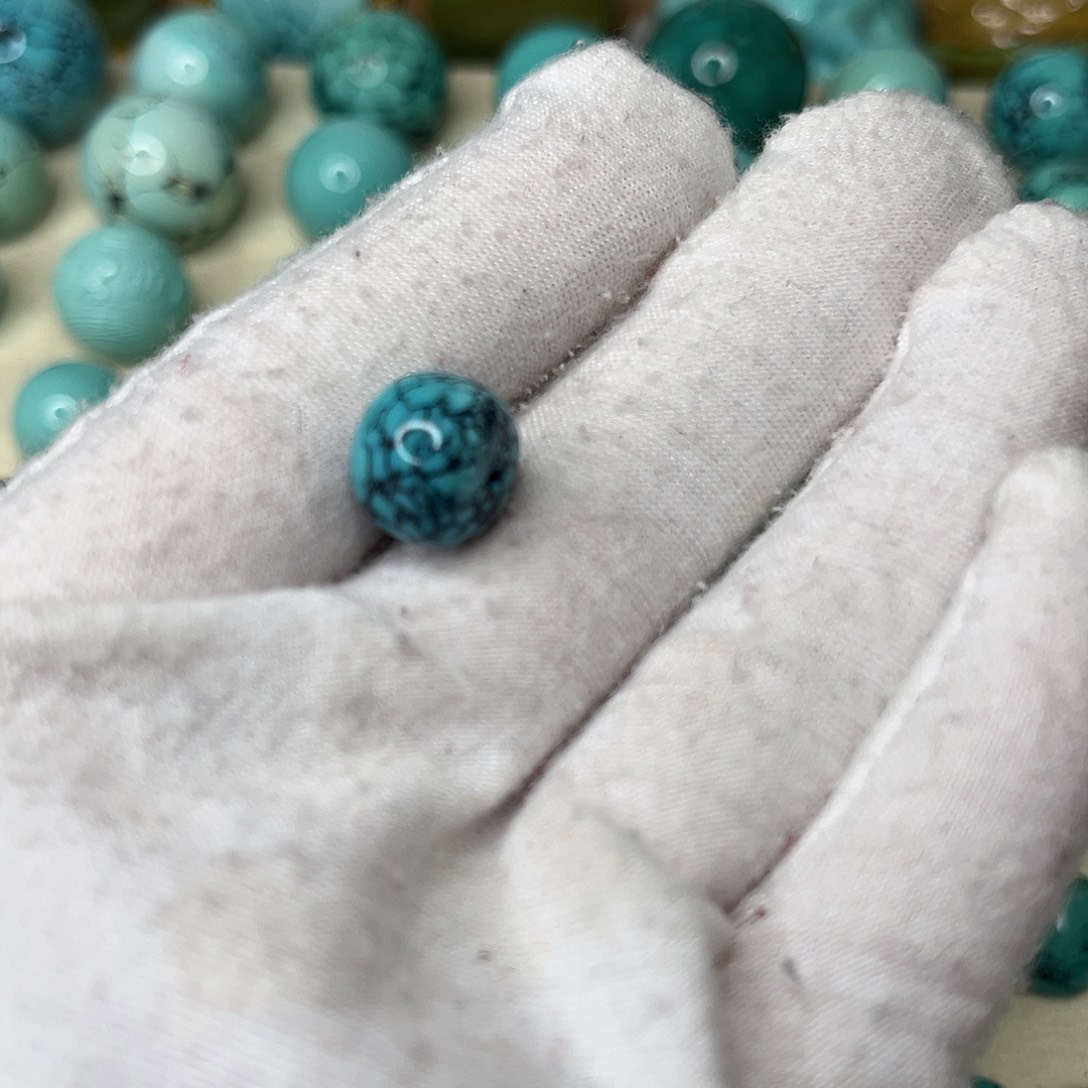 绿松石老型未镶嵌葉*子