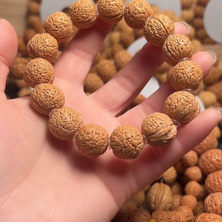 桃核吊坠桃核手串龙鳞凤尾16