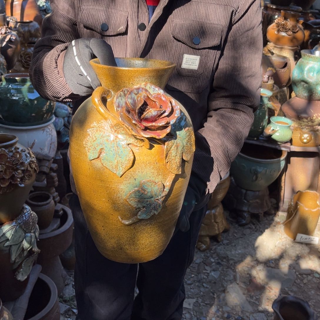 红陶高40口15无孔