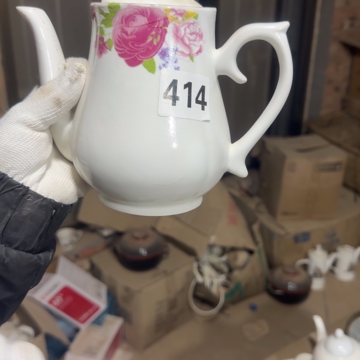 库存瓷片多空茶壶