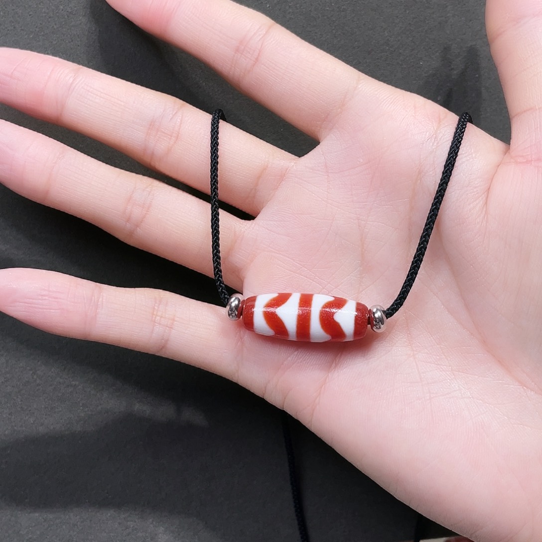 冬***季玛瑙/玉髓未镶嵌颈饰