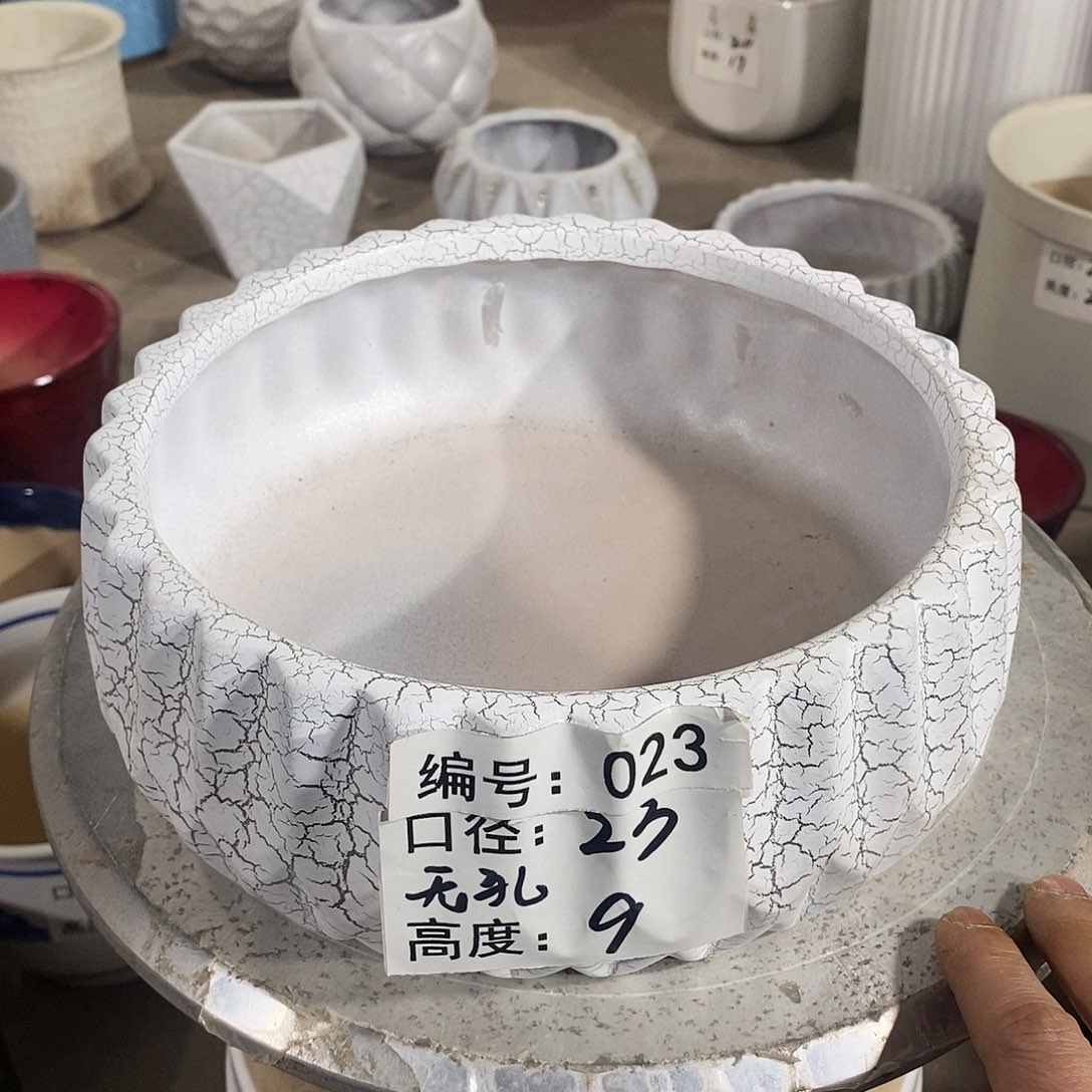 【闪购商品】陶瓷微瑕花盆-023-1个