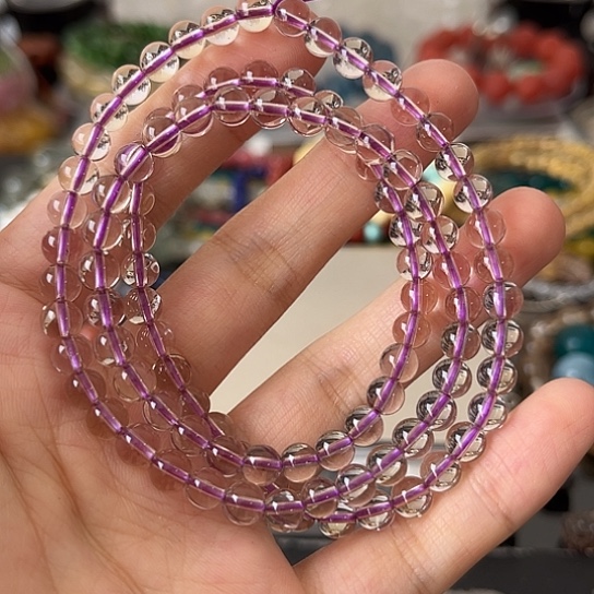 水晶手链未镶嵌矿坑