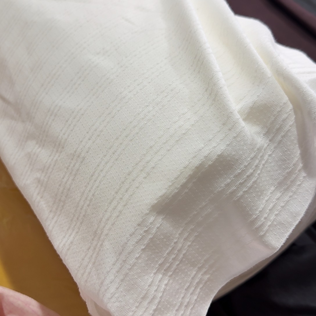 棉23号三福提花白色一米