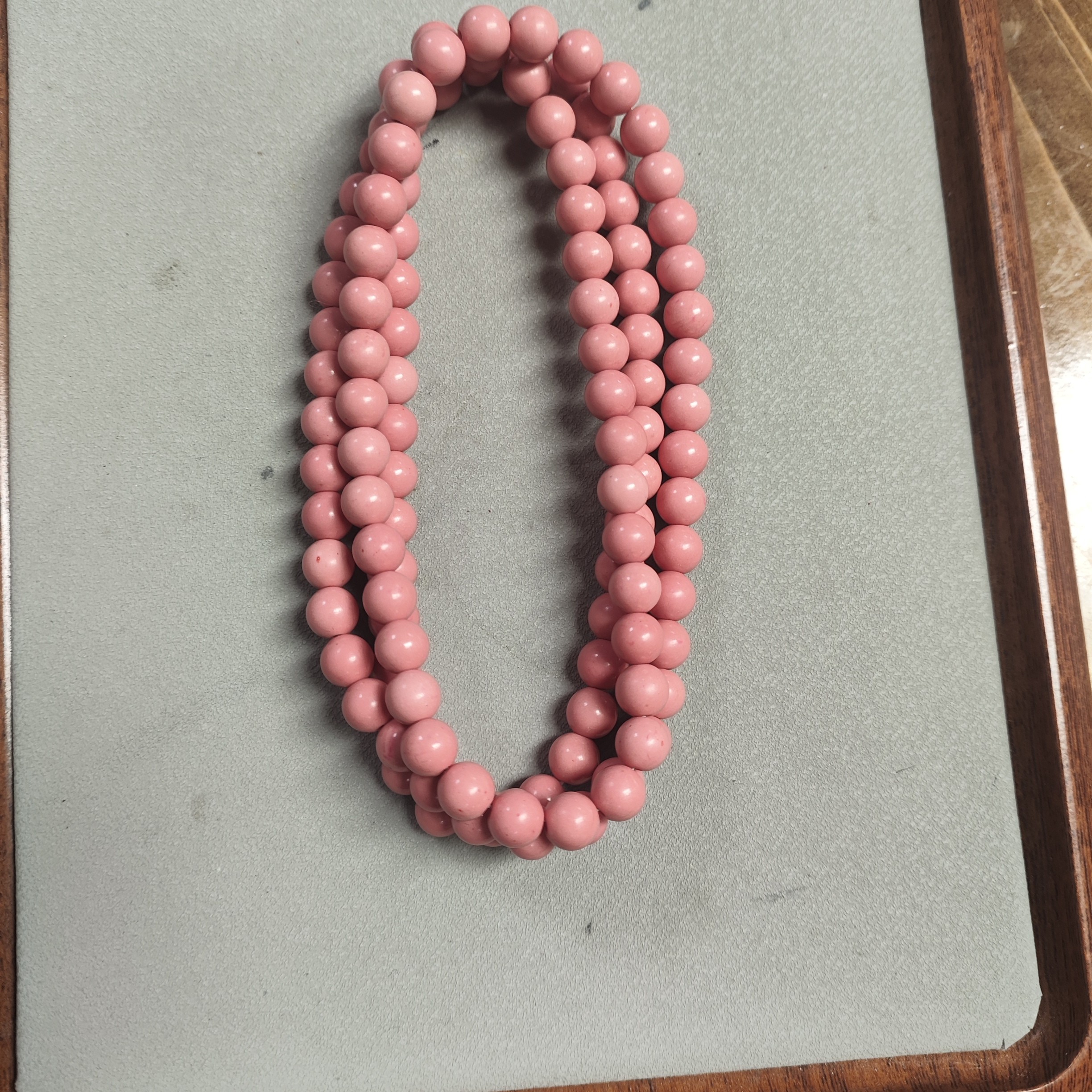 A305号精品卡8mm粉色108项链