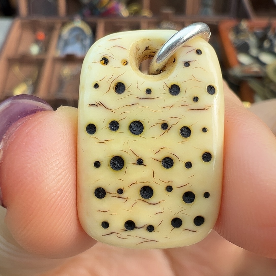 泥塑藏传小元素咒点牌