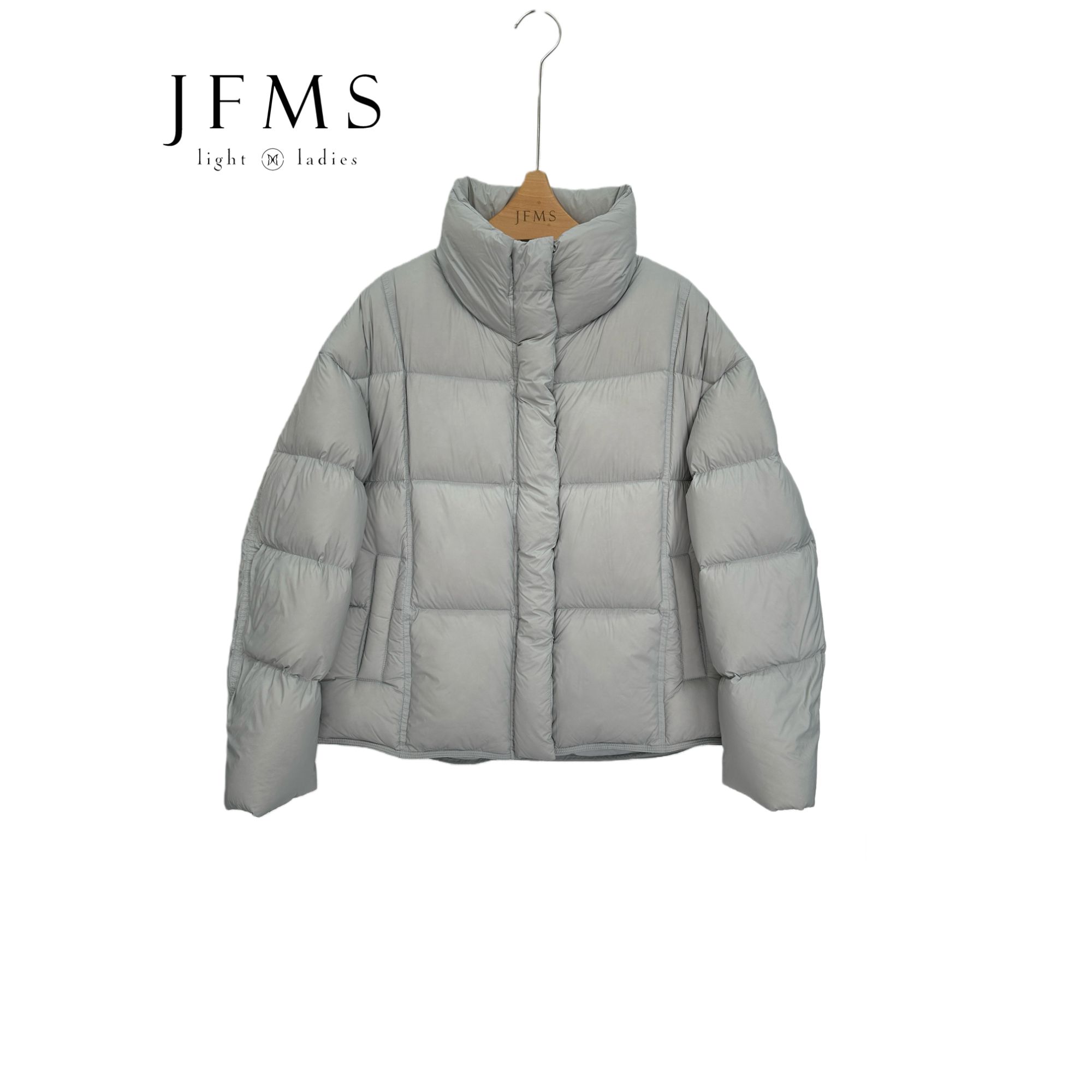 JFMS95白鸭绒长款连帽羽绒服冬季外套女士时尚Y316