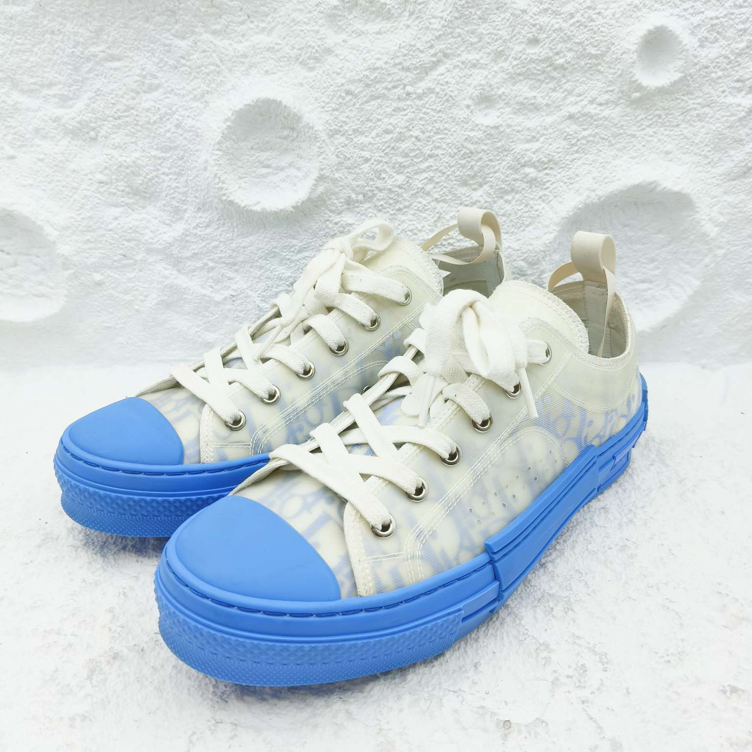 99新 DIOR/迪奥 迪奥蓝色休闲板鞋