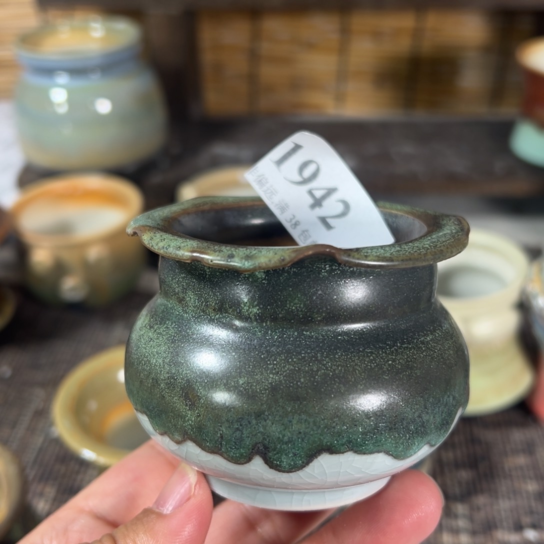 红陶景德镇手工花盆