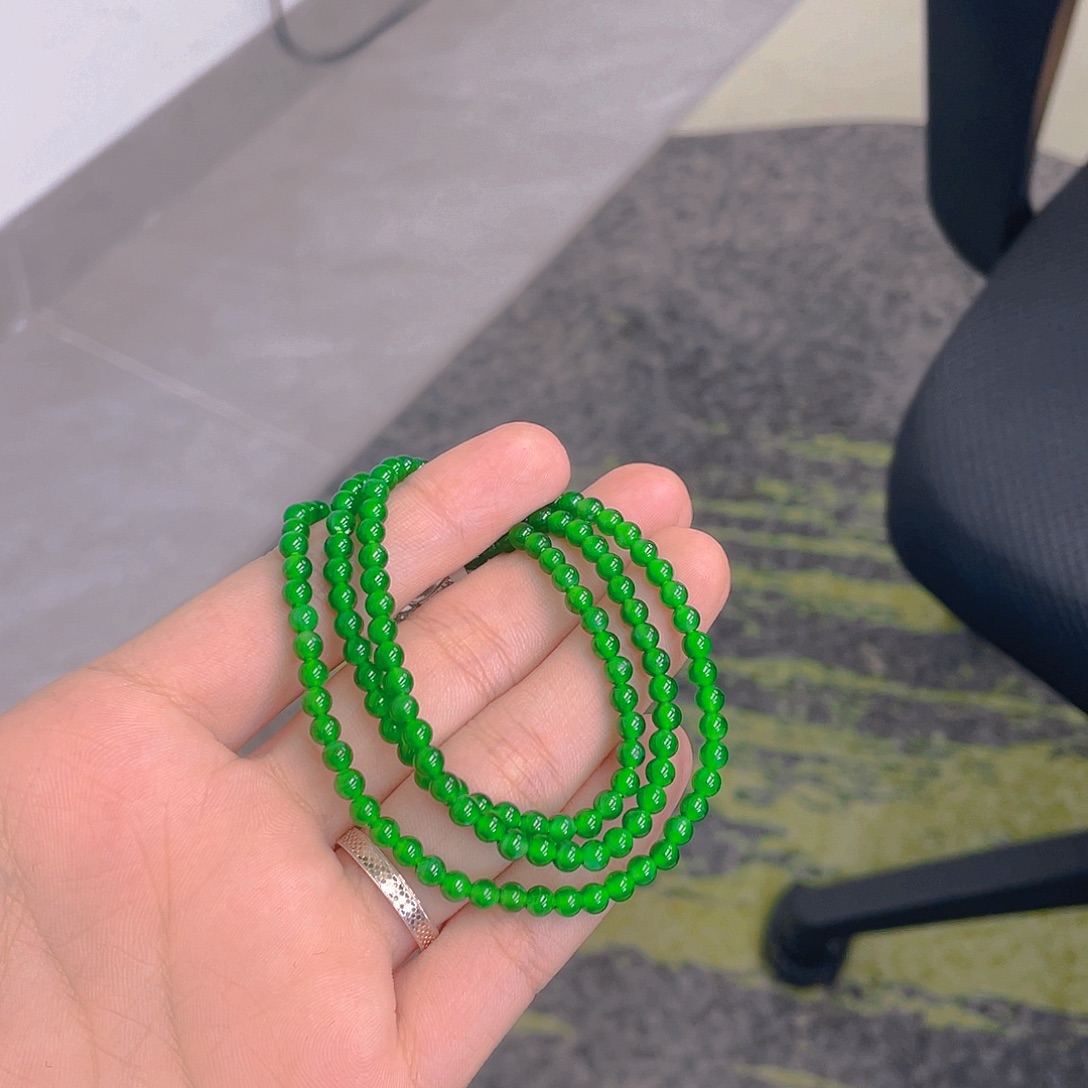 翡翠未镶嵌项链卡4