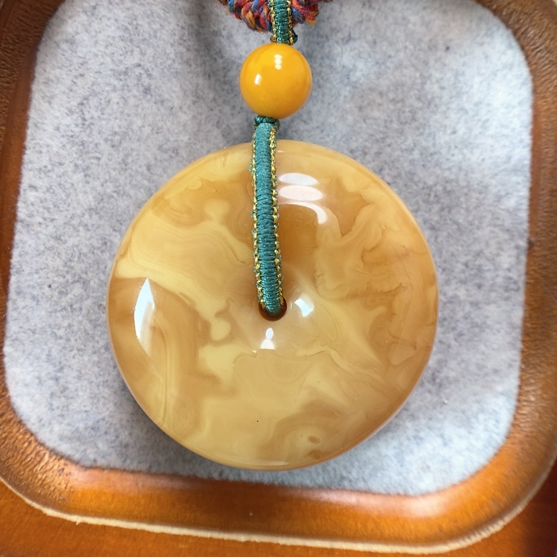 未镶嵌蜜蜡项链蜜蜡吊坠