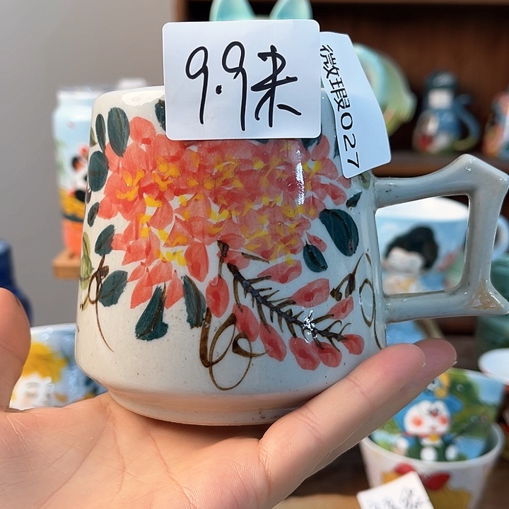 陶景德镇釉下手绘陶瓷 