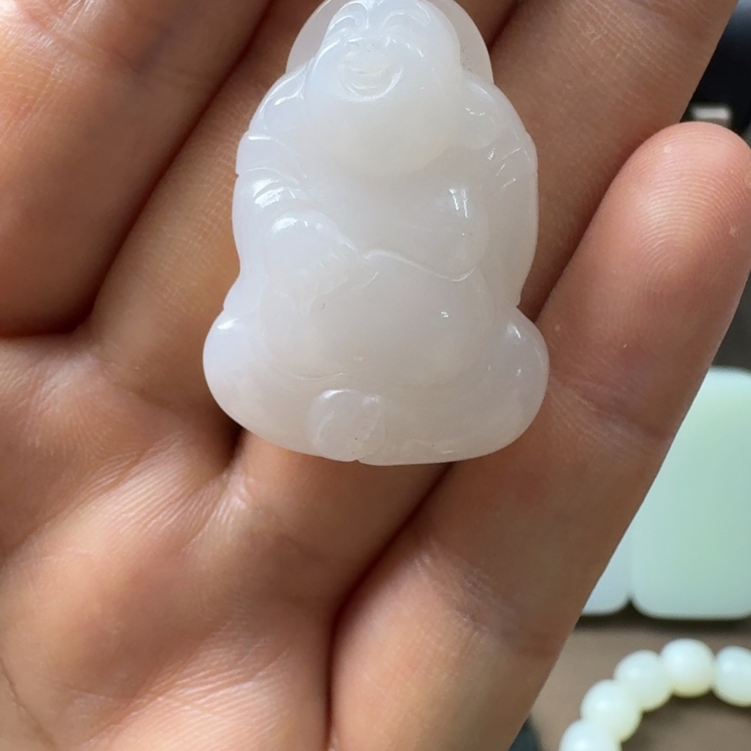 和田玉未镶嵌吊坠(不含链)