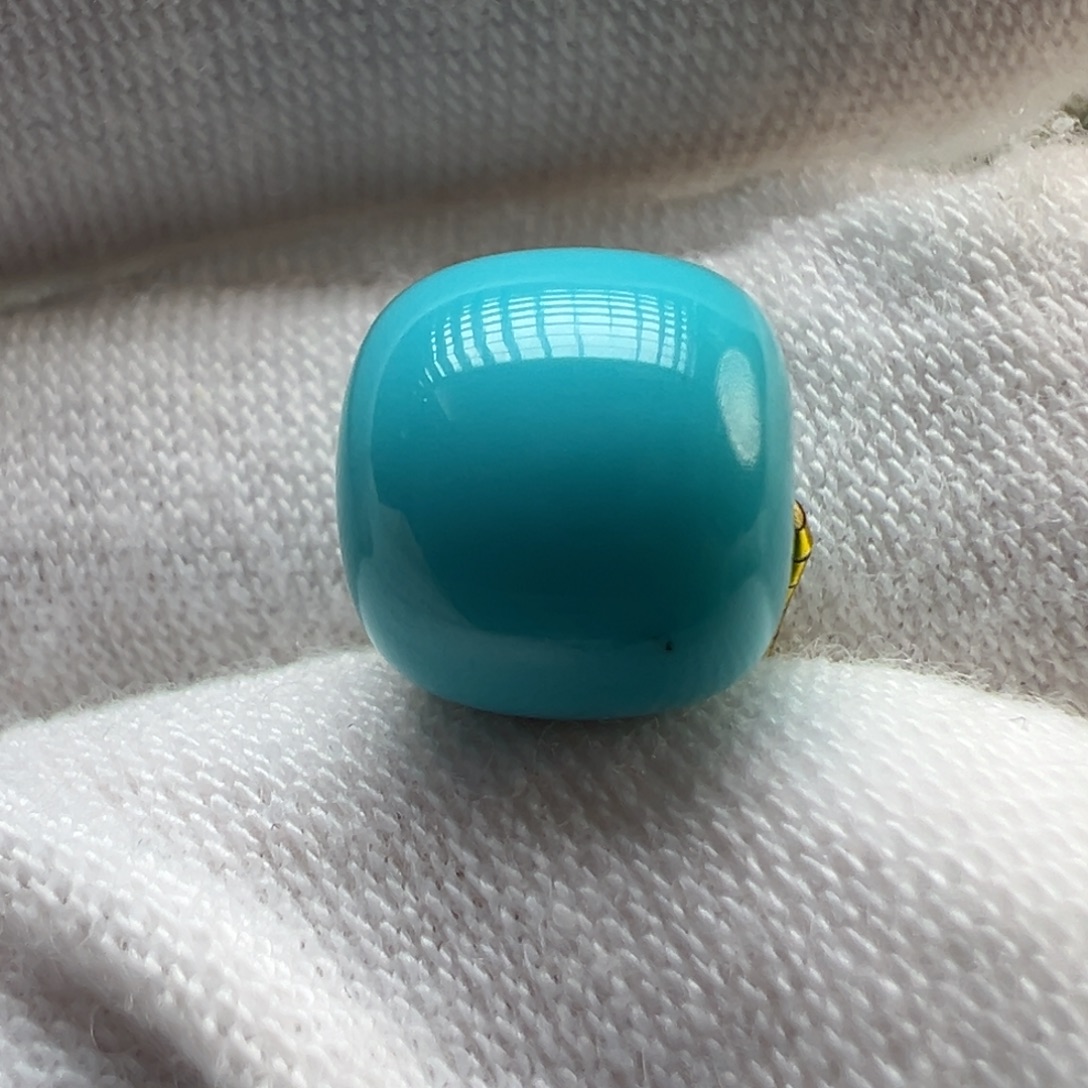 绿松石未镶嵌配饰9.1×8.4