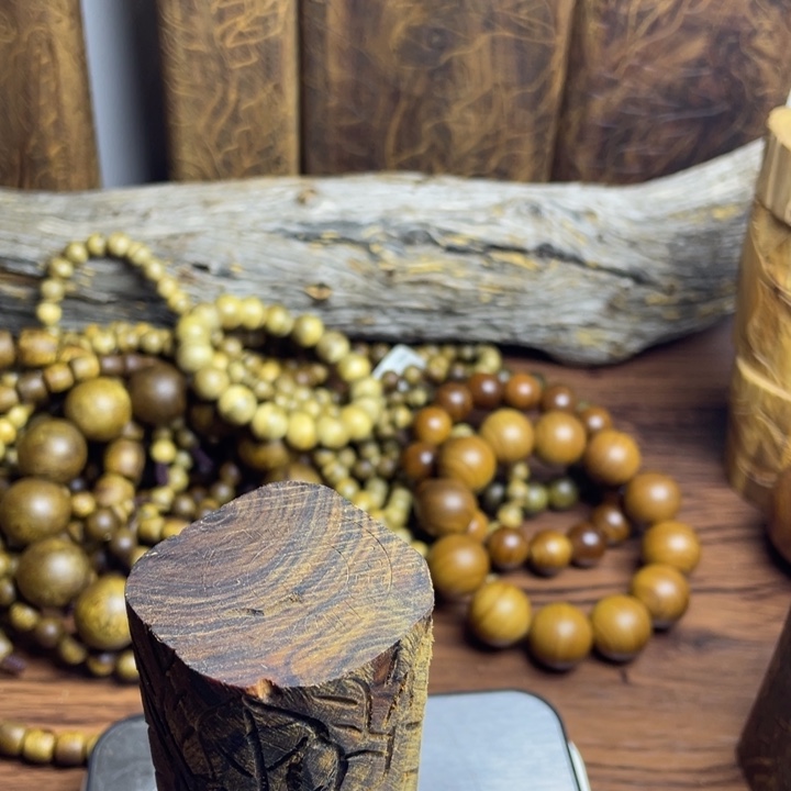 归***人檀香木老山檀加工单圈1.2